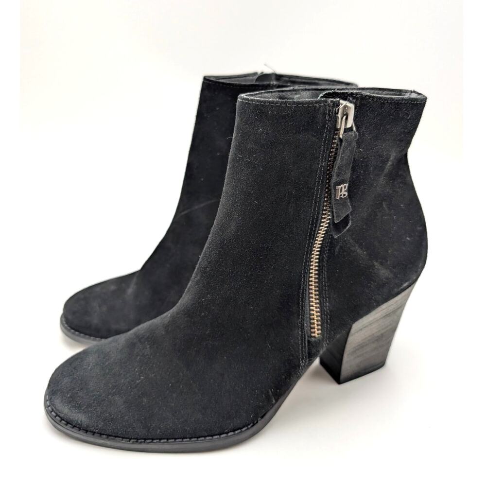 Paul Green Reya Ankle Boots Women's Black Soft Suede Size US8/UK5.5 EU38